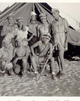 German troop tent