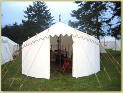 Raised End Marquee Tent