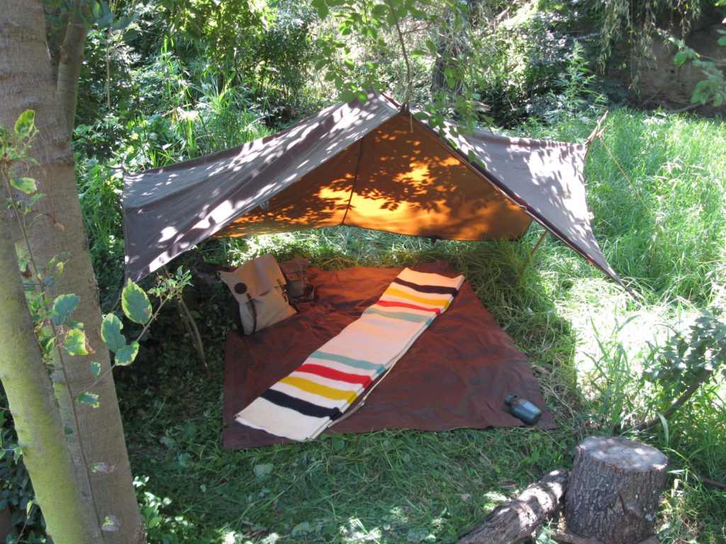 Why don’t you have a true 10×10? Oilskin tarp set out in Africa