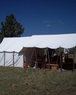 Wall tent with Awning