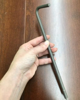10" steel tent stake