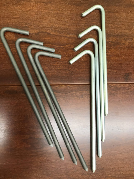 steel stakes