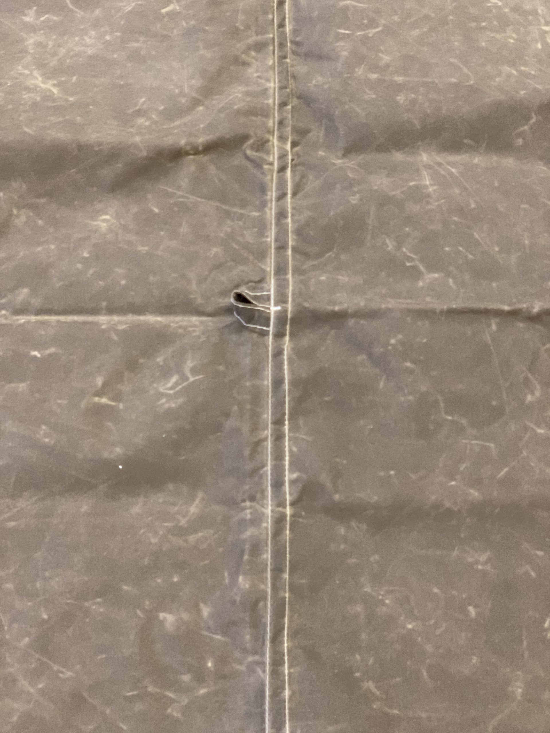 Tarp center seam with loops