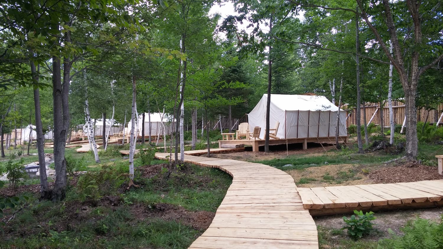 Early medieval Viking A-frame tent for re-enactment living history